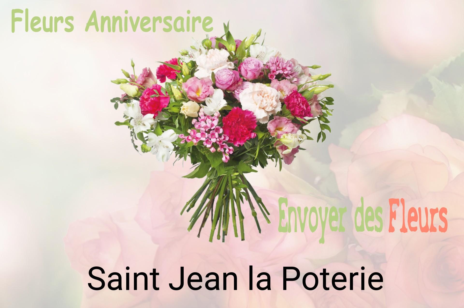 Bouquet de fleurs d’anniversaire livré à Saint-Jean-la-Poterie